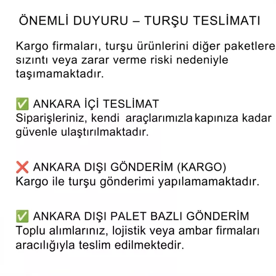 Progün Türlü Turşu 9 Kg.