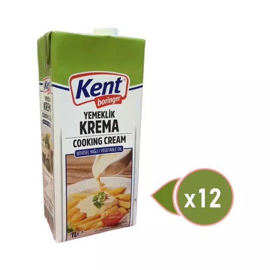 Kent Boringer %20 Yağlı Yemeklik Krema 1L X 12 Adet