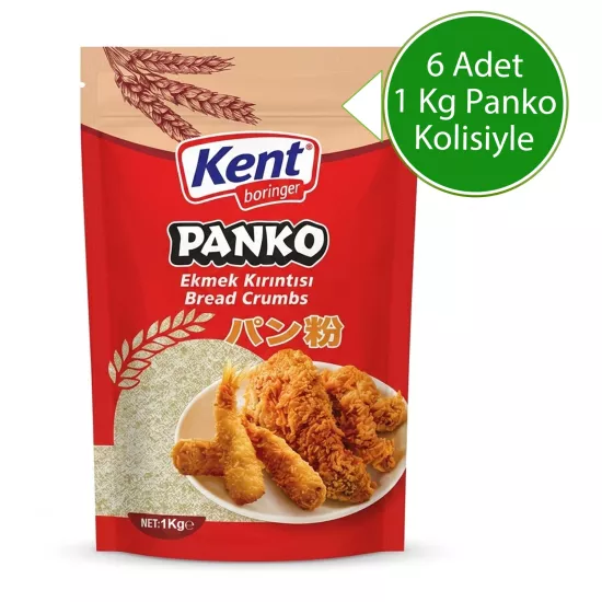 Kent Boringer Panko Ekmek Kırıntısı Bread Crumbs 1 Kg X 6 Adet - En Çıtır Tarifler