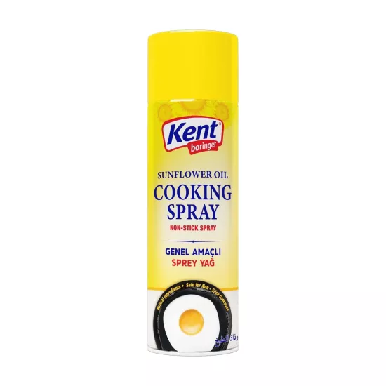Kent Boringer Sprey Ayçiçek Yağı 250 ml x 15 Adet (Kolisiyle)