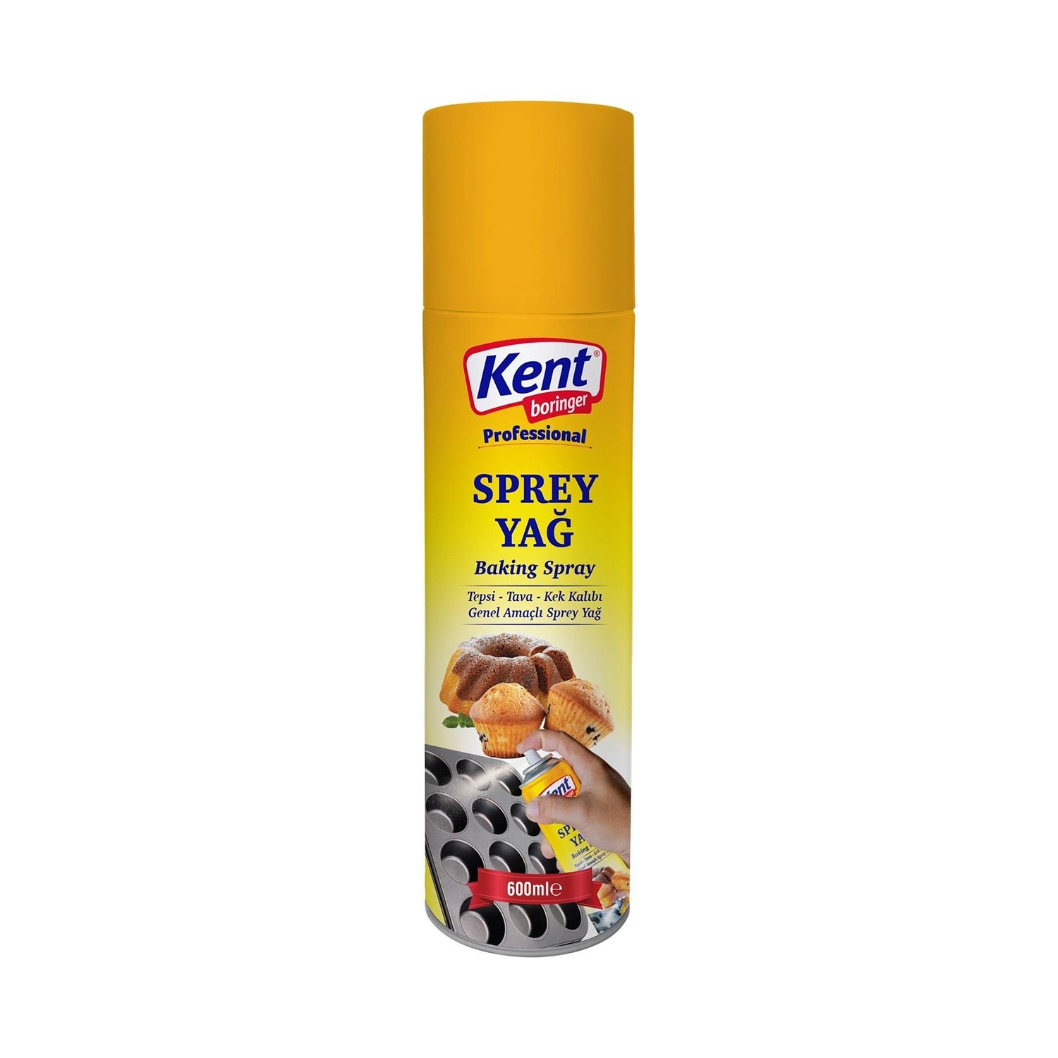 Kent Boringer Sprey Yağ 600 ml.