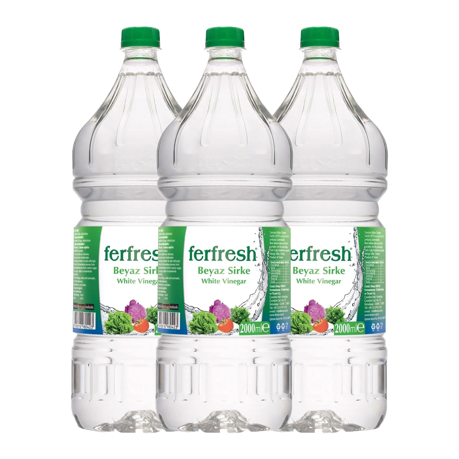 Fersan Ferfresh Beyaz Sirke Pet 2 Kg X 3 Adet