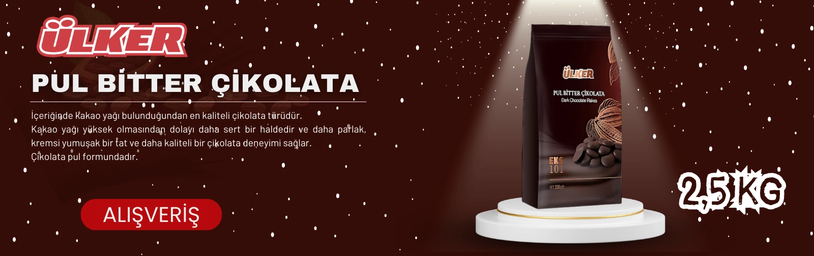 Ülker Pul Bitter Çikolata